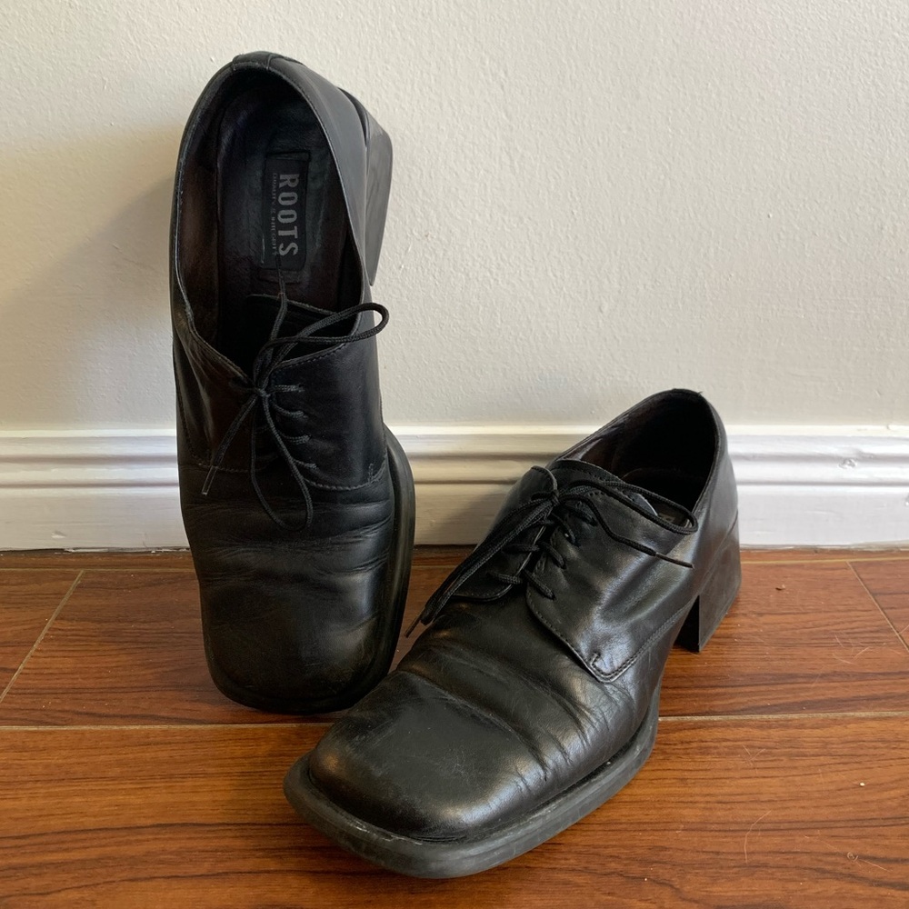 Vintage Leather Roots Oxford Shoes size 39